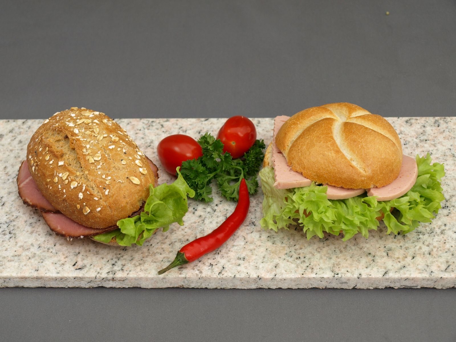 Belegte Partybrötchen