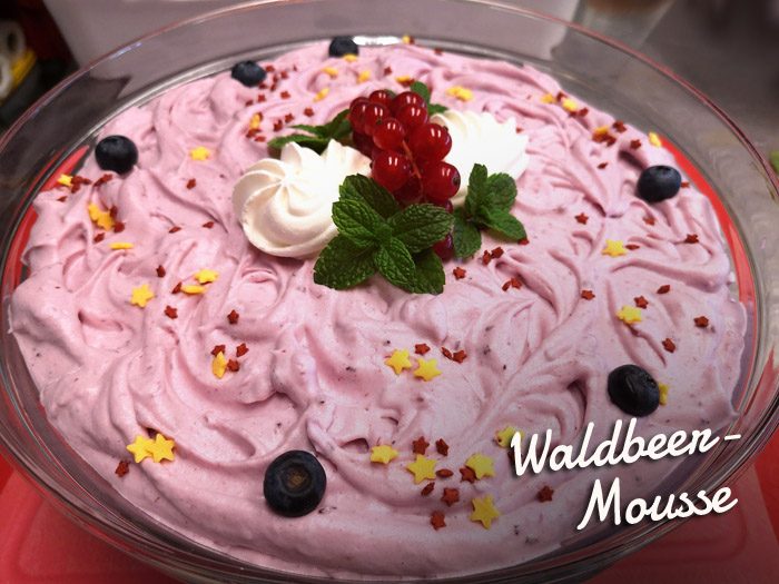 Waldbeer-Mousse