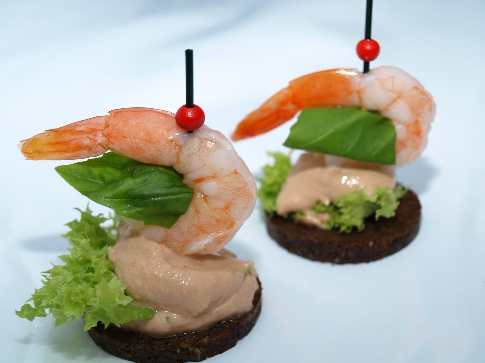 Häppchen mit Garnele